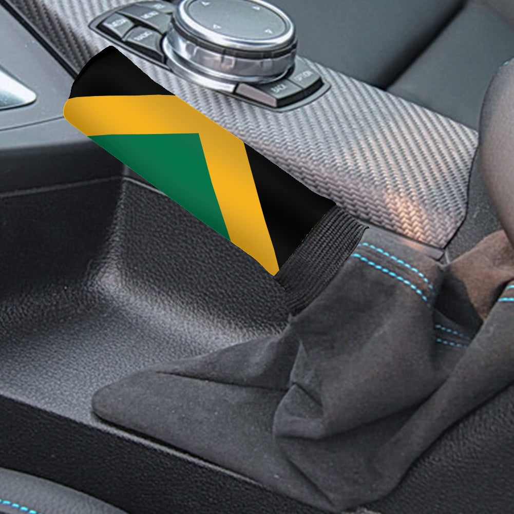 Jamaica Flag Inspired Gear Lever Cover+Hand Brake Cover