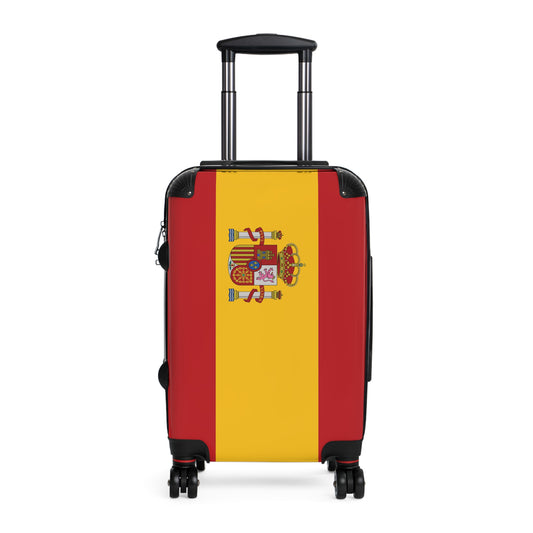 Spain Flag Inspired Suitcase