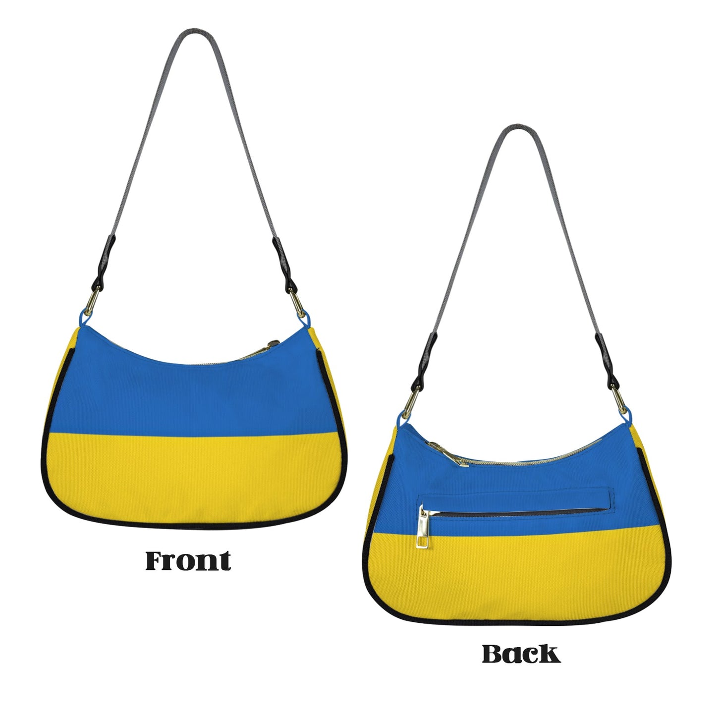 Ukraine Flag Inspired Women's Shoulder Bag