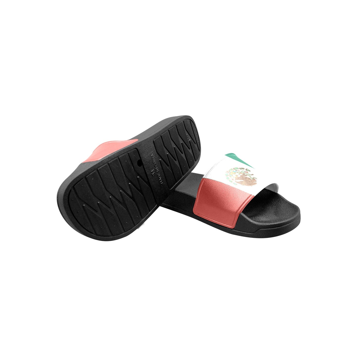Mexico Flag Inspired Kid's Slide Sandals