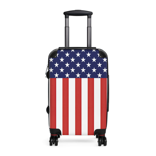 USA/American Flag Inspired Suitcase