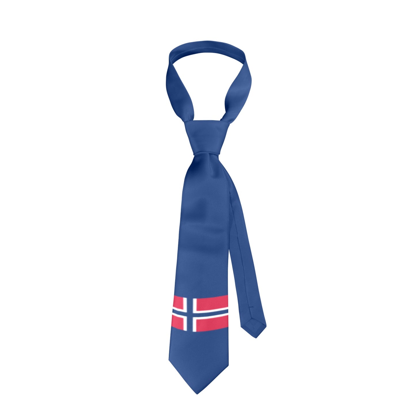 Norway Flag Inspired Classic Necktie (Two Sides)