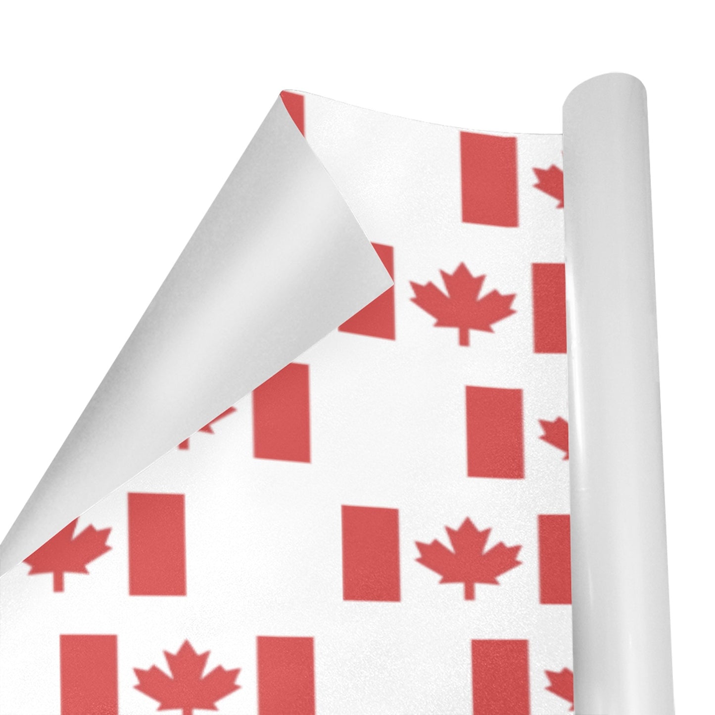 Canada Flag Custom Gift Wrapping Paper 58"x 22.5" (4 Rolls)
