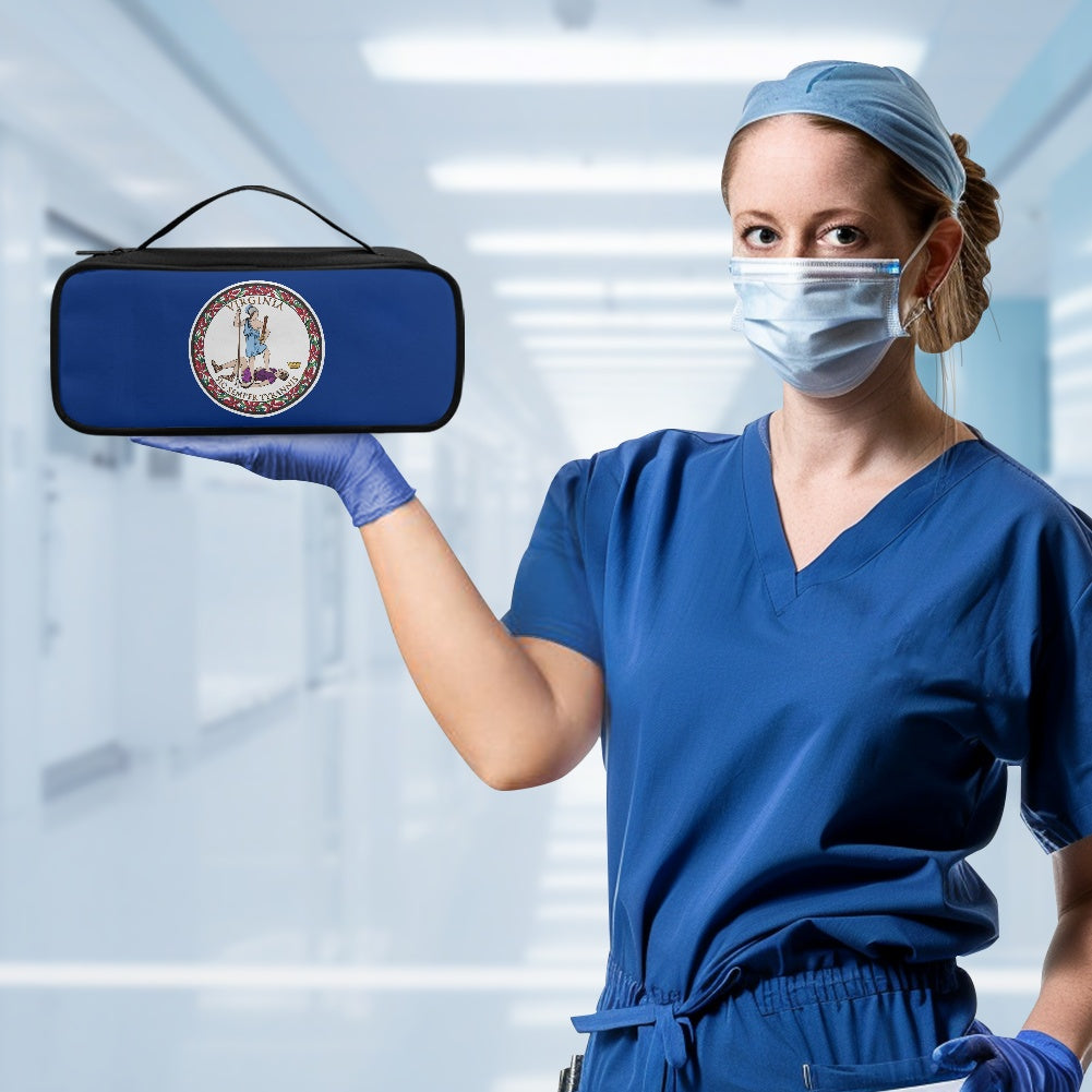 Virginia Flag Inspired Stethoscope Storage Bag