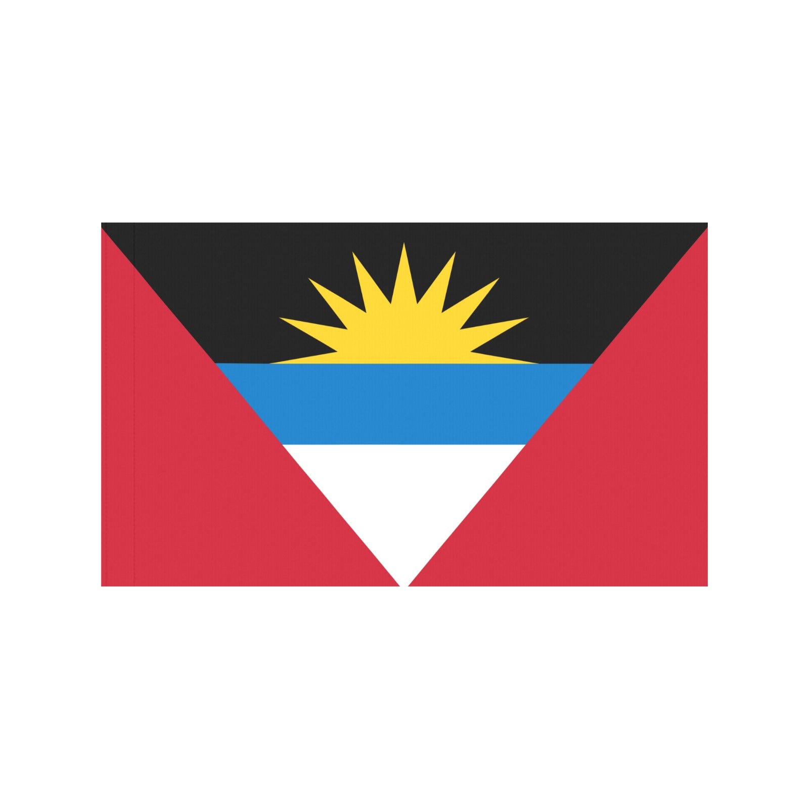 Antigua and Barbuda flag design from Luv My Flag.