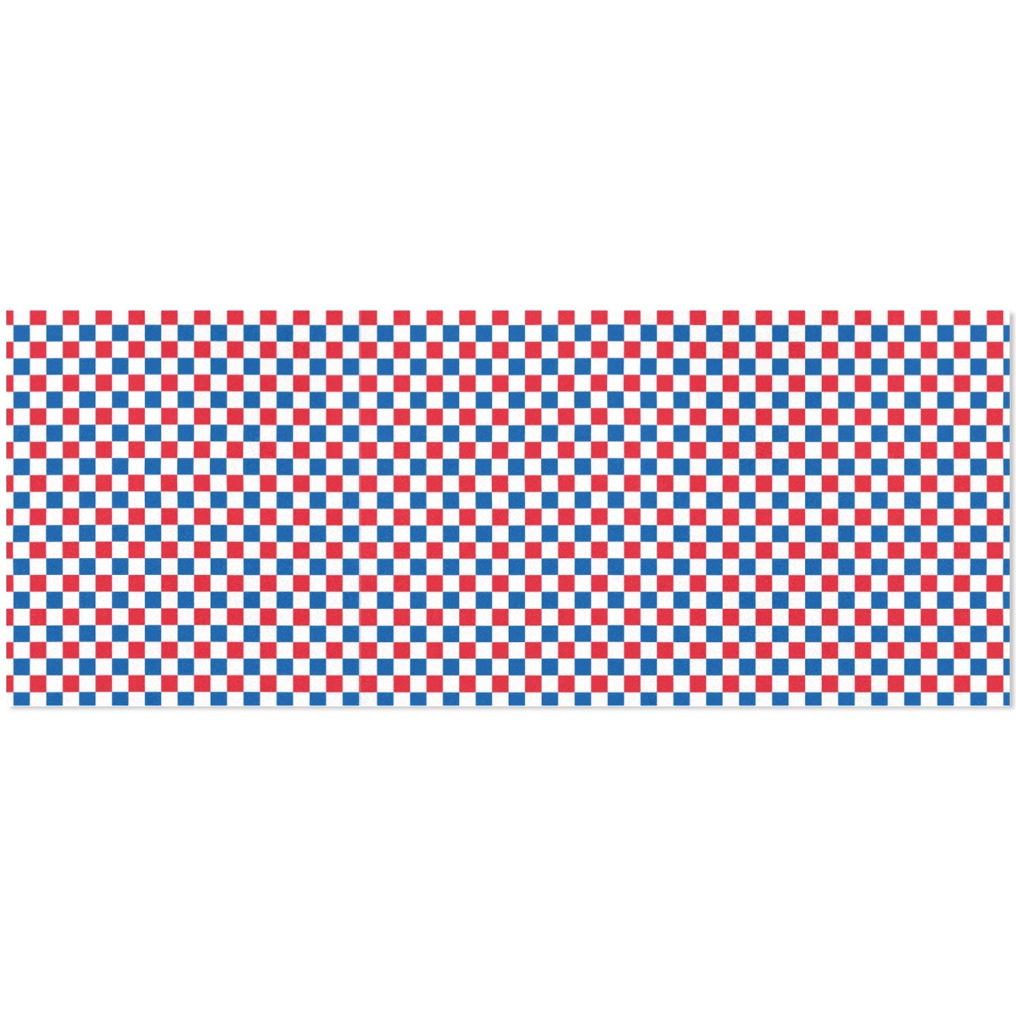 USA/American Flag Inspired Checkered Pattern Custom Gift Wrapping Paper 58"x 22.5" (4 Rolls)