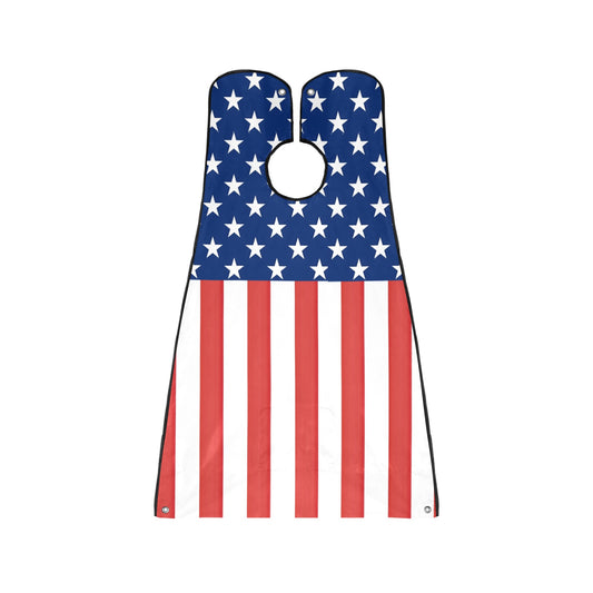 USA/American Flag Beard Bib Apron for Men Shaving & Trimming