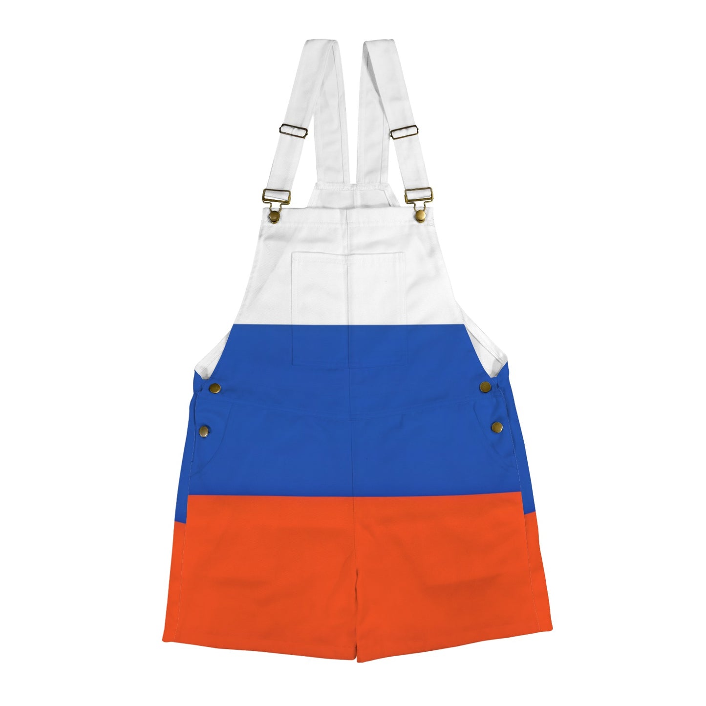 Russia Flag Inspired Unisex Suspender Jumpsuit