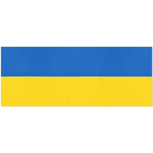 Ukraine Flag Inspired Custom Gift Wrapping Paper 58"x 22.5" (4 Rolls)