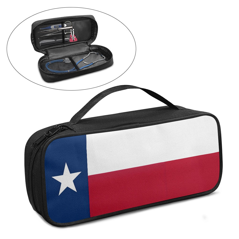 Texas Flag Inspired Stethoscope Storage Bag