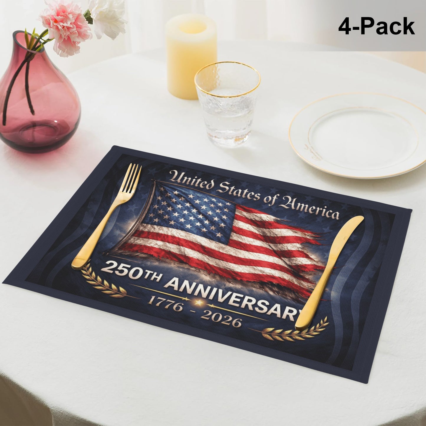 America 250 Years Anniversary Placemat Packs