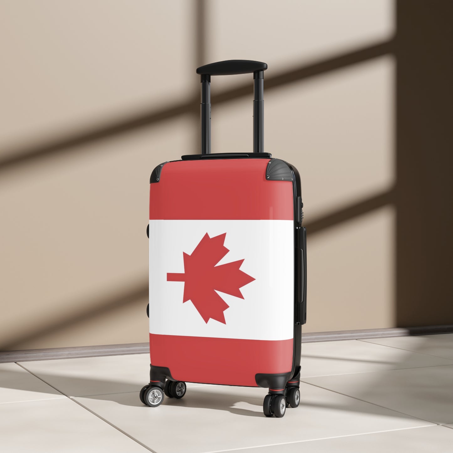 Canada Flag Inspired Suitcase