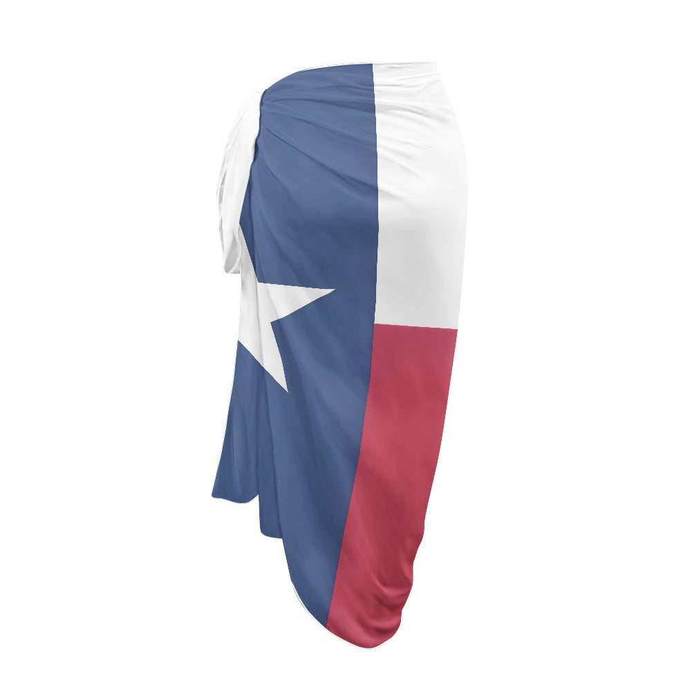 Texas Flag Inspired Bikini Cover-Up