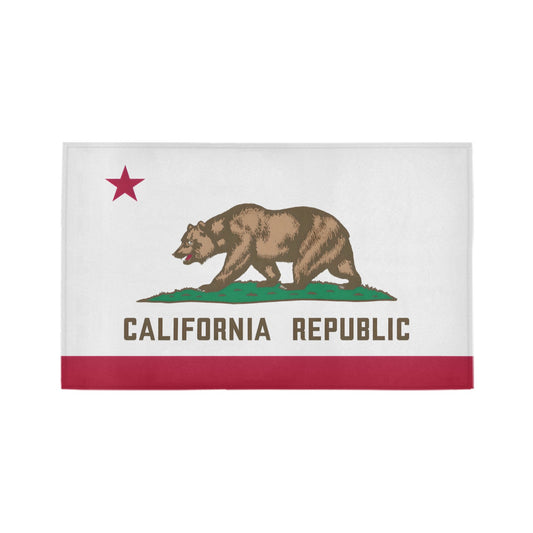 California Flag Inspired Doormat 30" x 18" (Sponge Material)