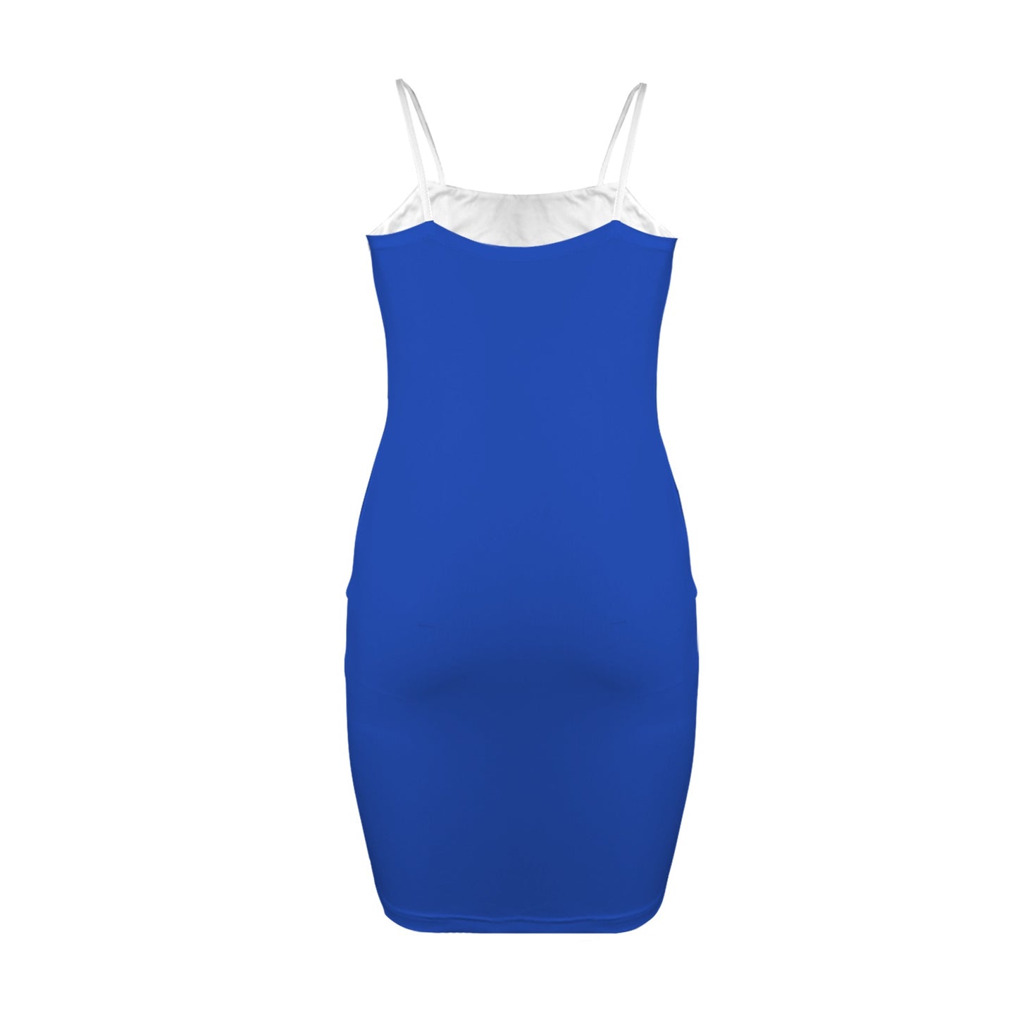Nevada Flag Inspired Backless Spaghetti Strap Bodycon Dress