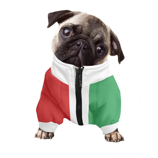 Mexico Flag Pet Hooded Sweatshirt