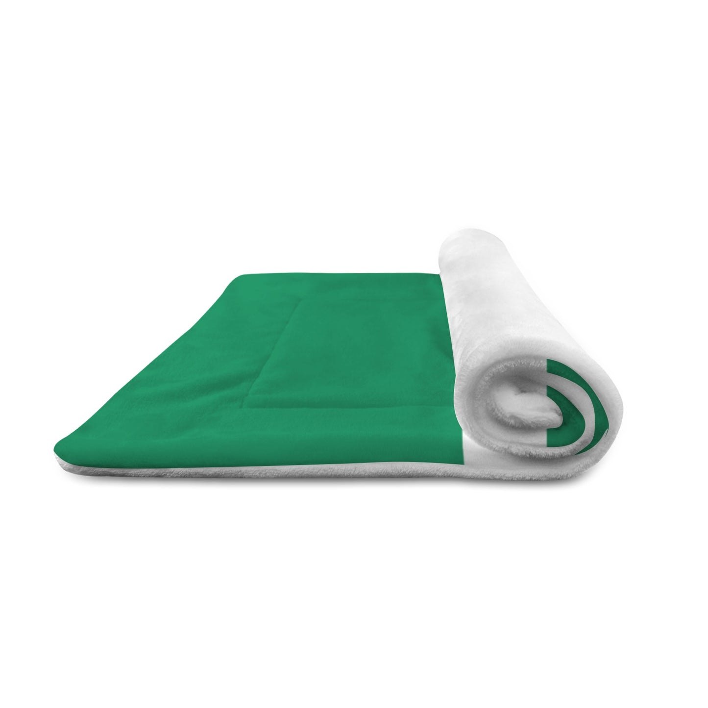 Nigeria Flag Inspired Pet Mat 25x18inch (Made in the USA)