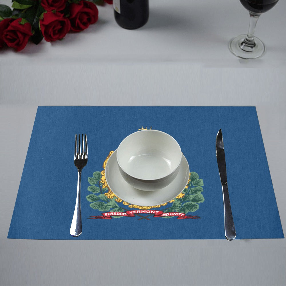 Vermont Flag Placemats 12" x 18" (Set of 6)