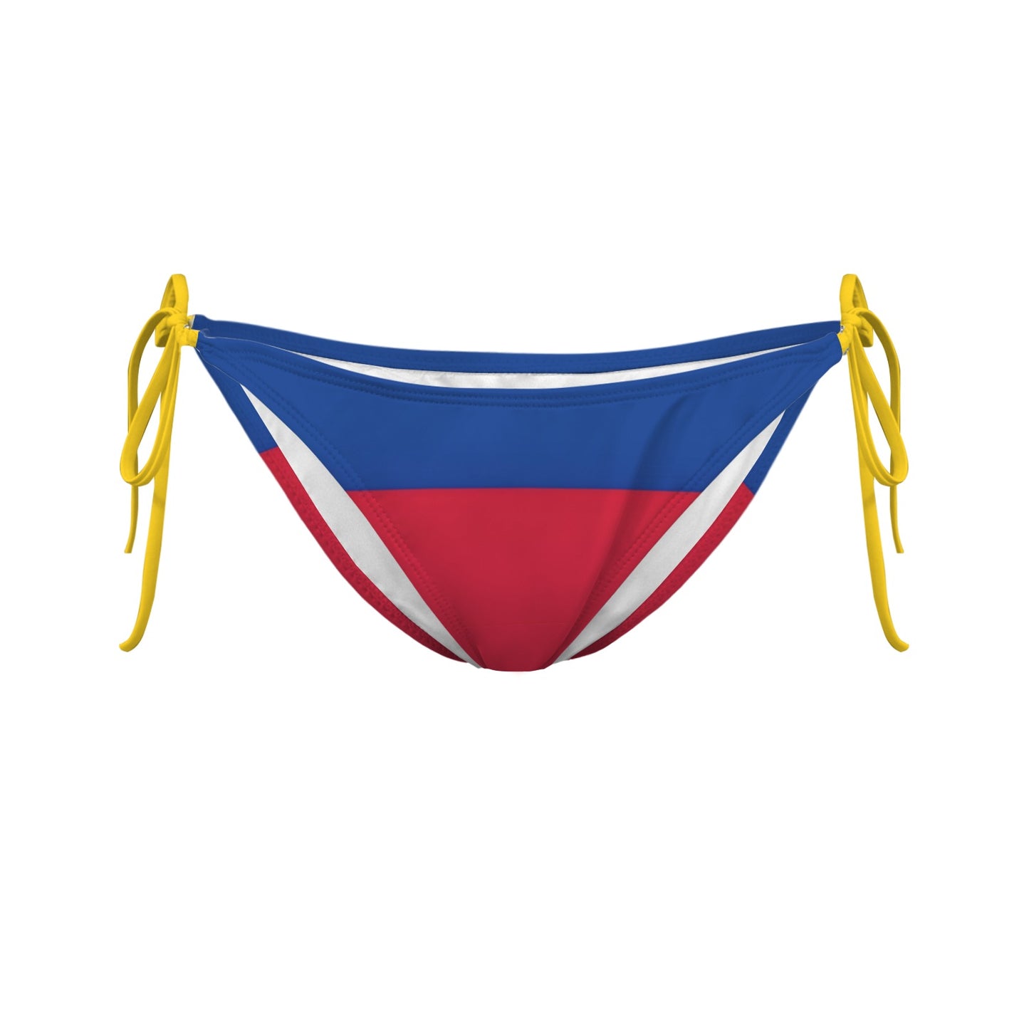 Colombia Flag Inspired Side-Tie Bikini Bottom