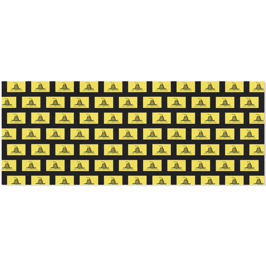 Gadsden Flag Inspired Custom Gift Wrapping Paper 58"x 22.5" (4 Rolls)