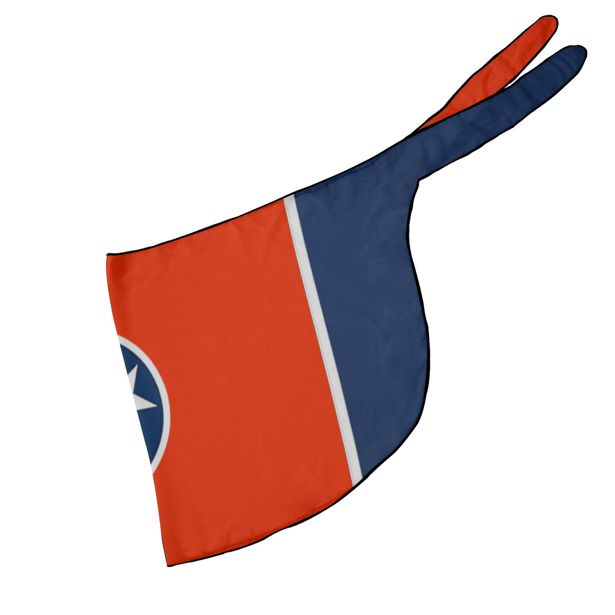 Tennessee Flag Inspired Beach Sarong Wrap (Printed in the USA)