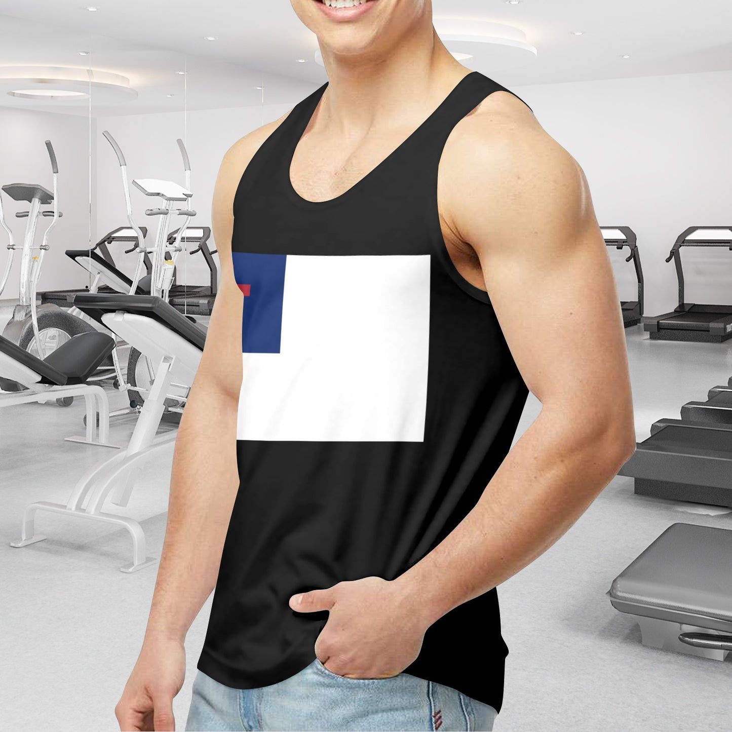 Christian Flag Men's Tank Top (Front Printing) | Ships from USA