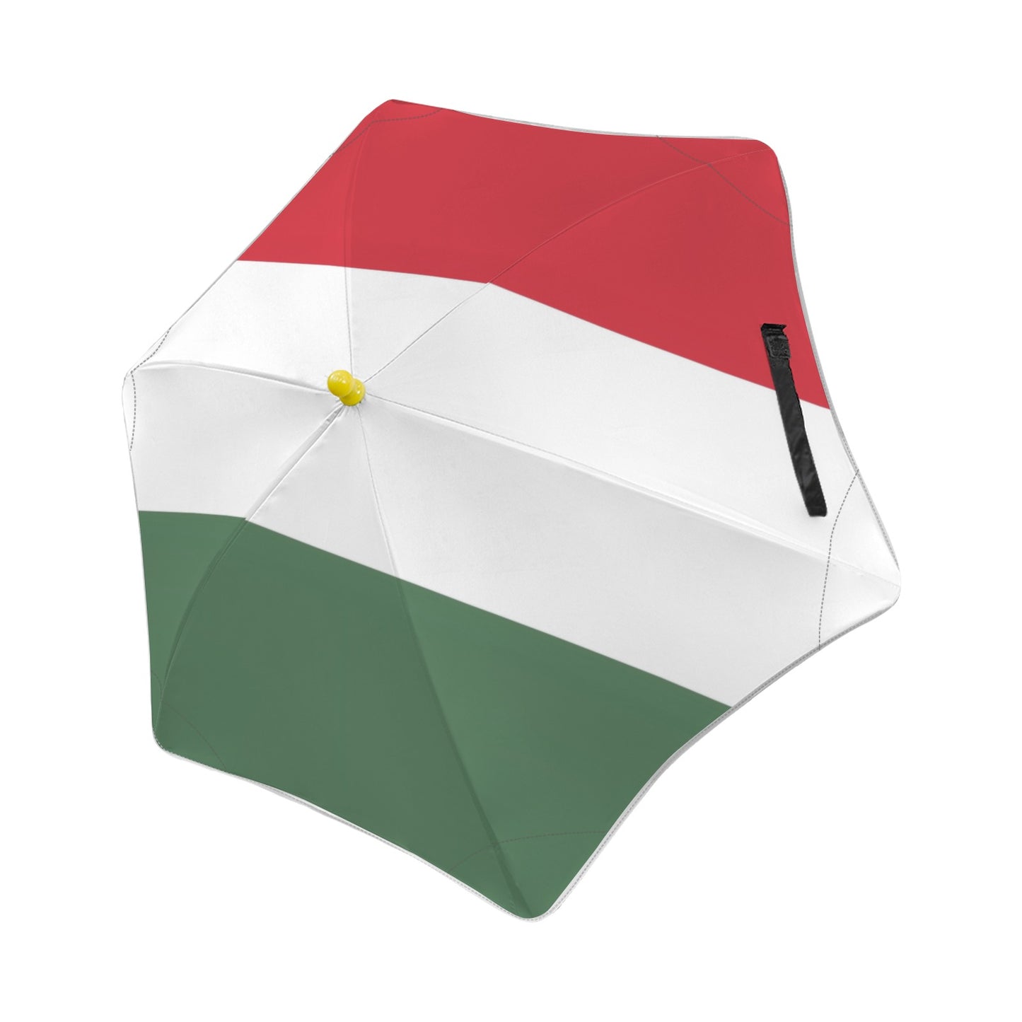 Hungary Flag Inspired Kids Safe Round Corner Umbrella