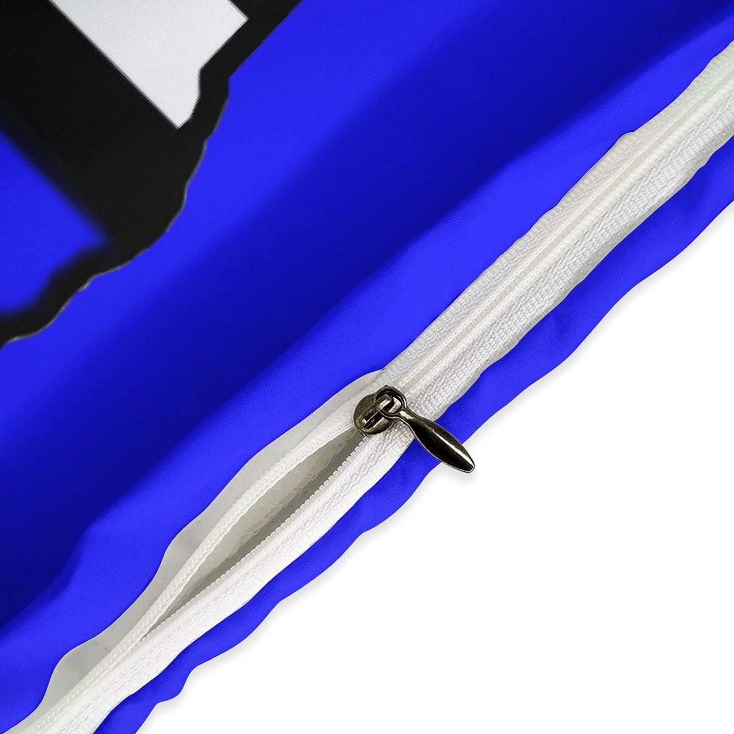Thin Blue Line Flag Inspired Texas State Shape 3-Piece Bedding Set (1 Duvet Cover + 2 Pillow Shams) – 102"×90"