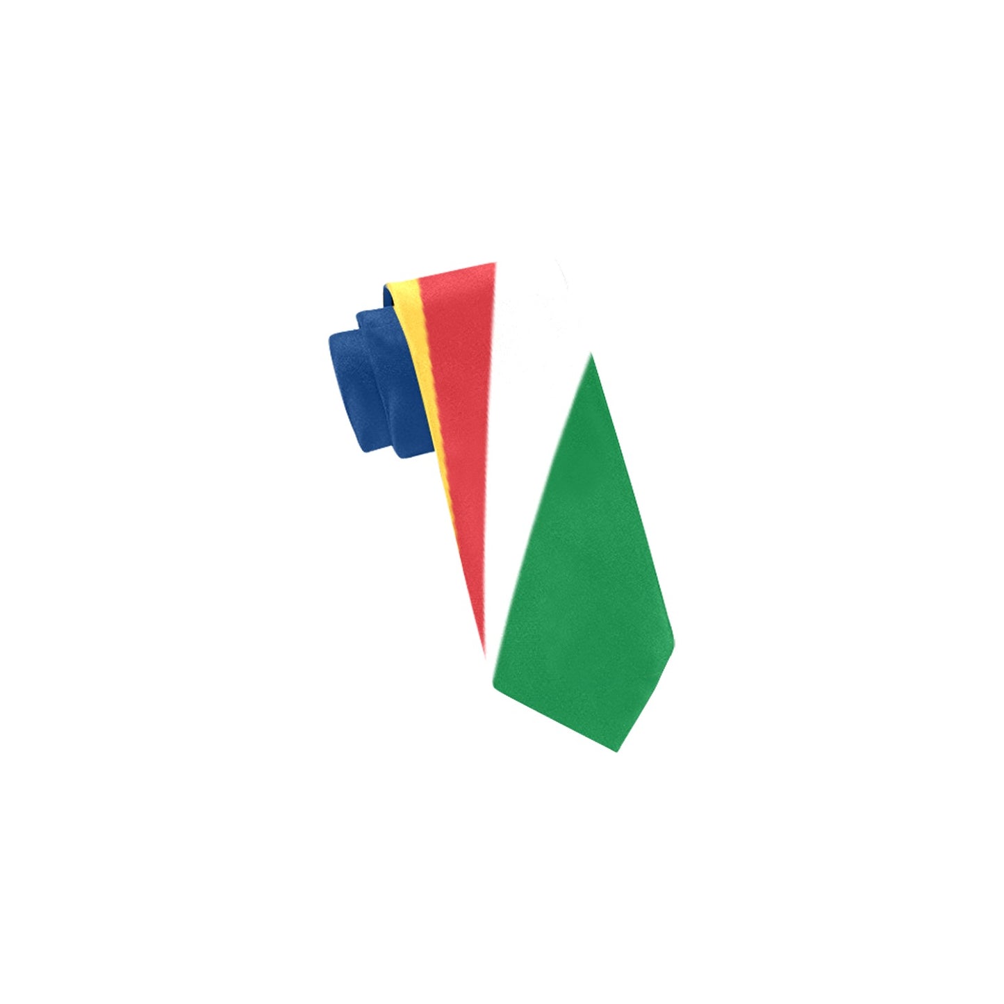 Seychelles Flag Inspired Classic Necktie (Two Sides)