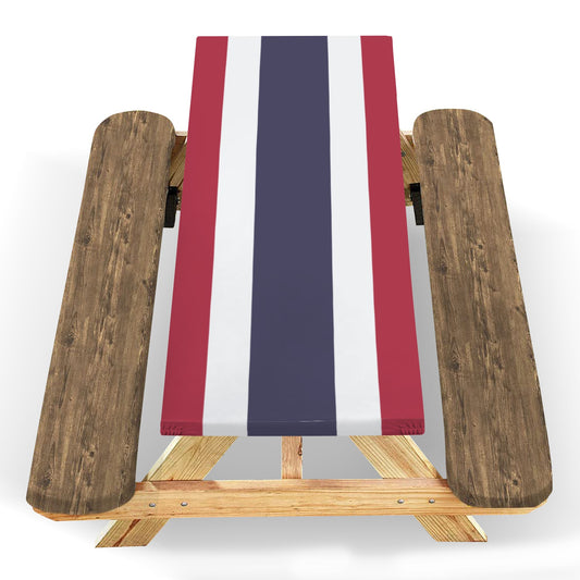 Thailand Flag Picnic Table Cover (72" x 30") (Made in the USA)