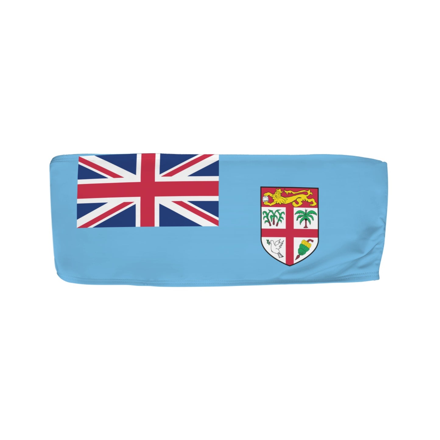 Fiji Flag Inspired Bandeau Tube Bikini Top