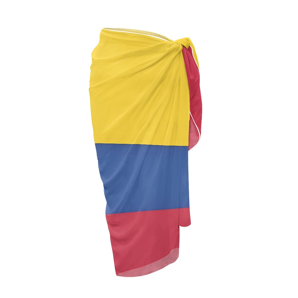Colombia Flag Inspired Bikini Cover-Up
