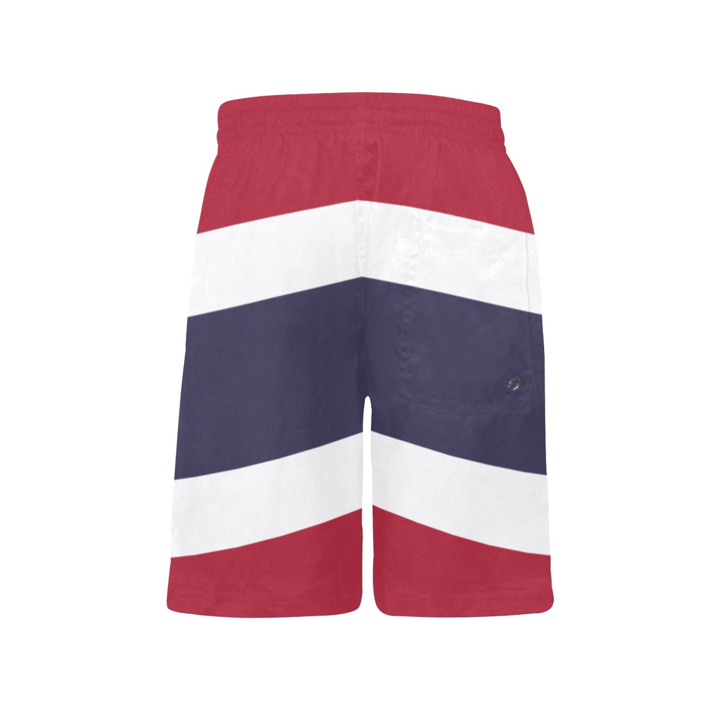 Thailand Flag Inspired Boys Beach Shorts