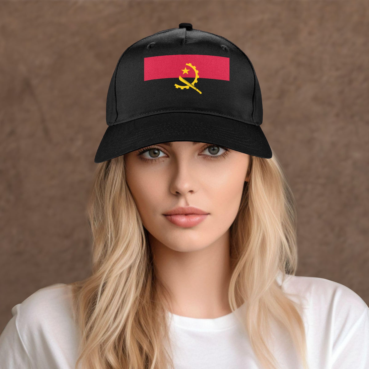Angola Flag Inspired Baseball Cap | Printed in the USA