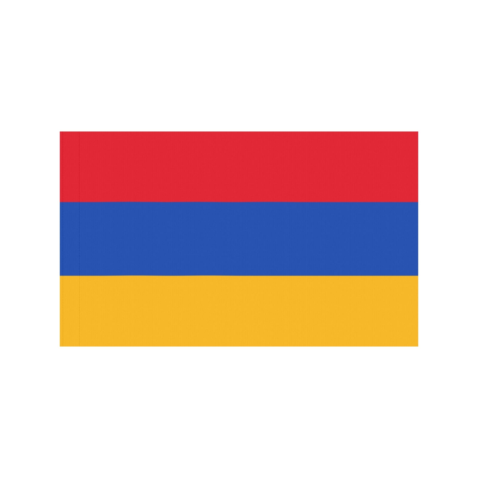 Red, blue, yellow striped flag by Luv My Flag.