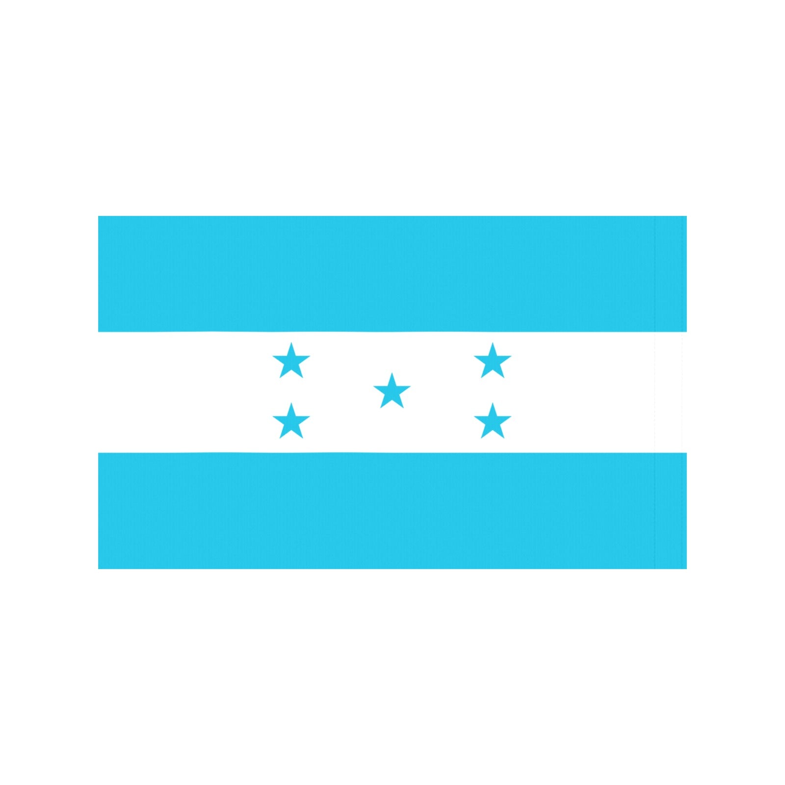 Five-star blue and white flag from Luv My Flag.