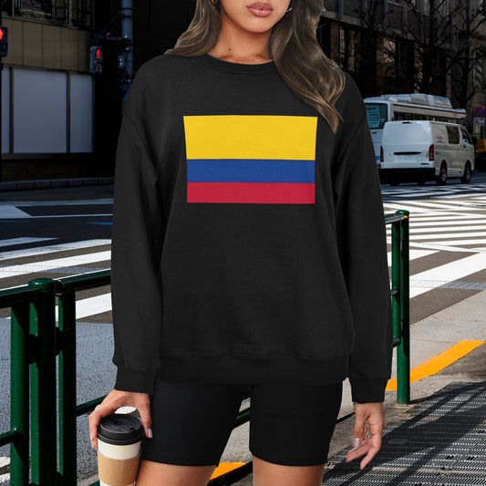 Colombia Flag Unisex Fleece Sweatshirt (Made in the USA)
