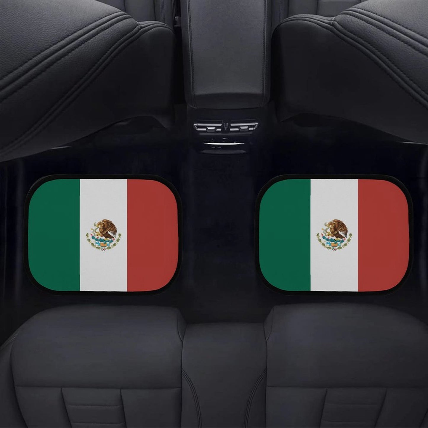 Mexico Flag Inspired Car Floor Mats(4pcs)