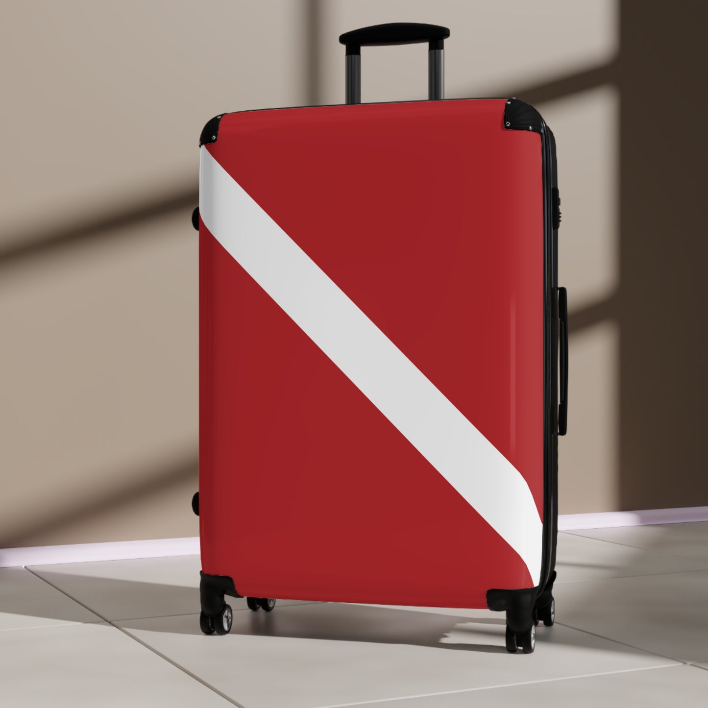 Diver Down Flag Inspired Suitcase
