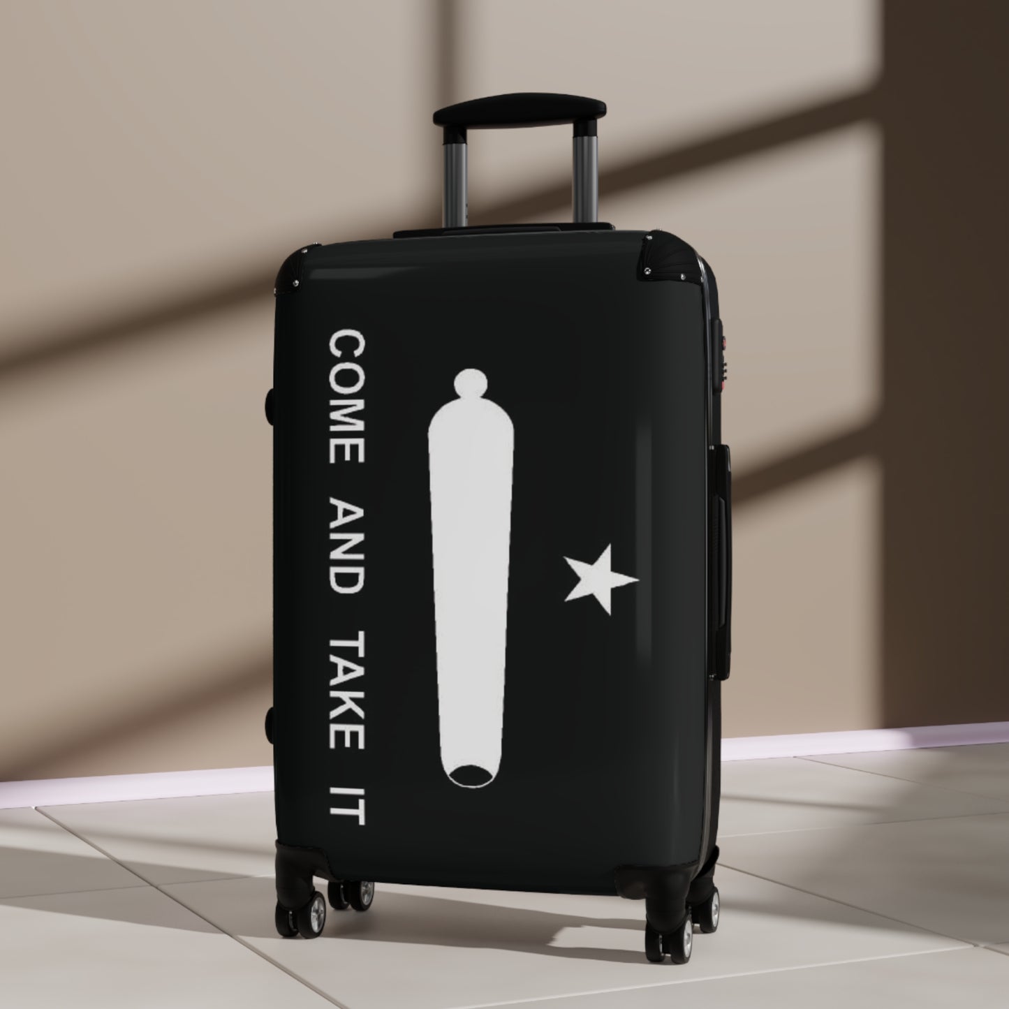 Come and Take It Flag Inspired Suitcase