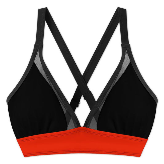 Germany Flag Inspired Women's Mesh Drawstring Skirt and Swimsuit Set