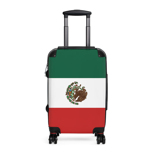 Mexico Flag Inspired Suitcase
