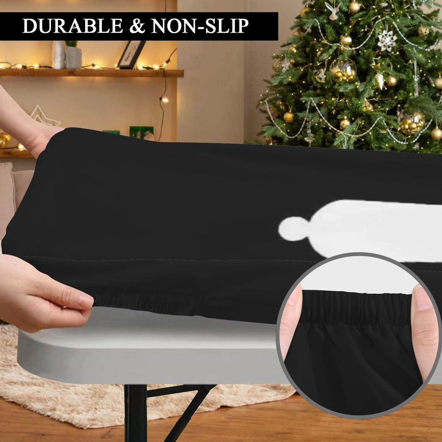 Come and Take It Flag Inspired Custom Elastic Fitted Tablecloth 72x30 inch (Made in the USA)