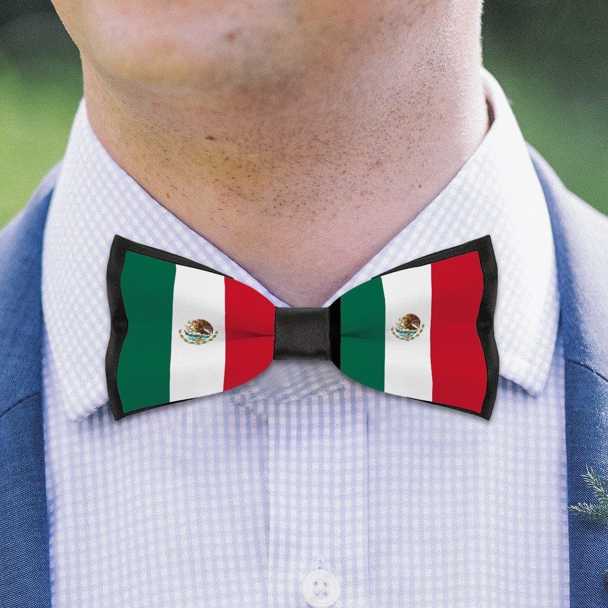 Mexico Flag Inspired Bow Tie style-2
