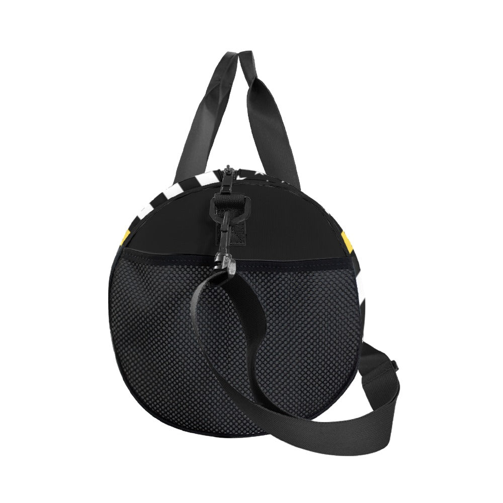 Thin Gold Line Flag Inspired Travel Duffel Bag