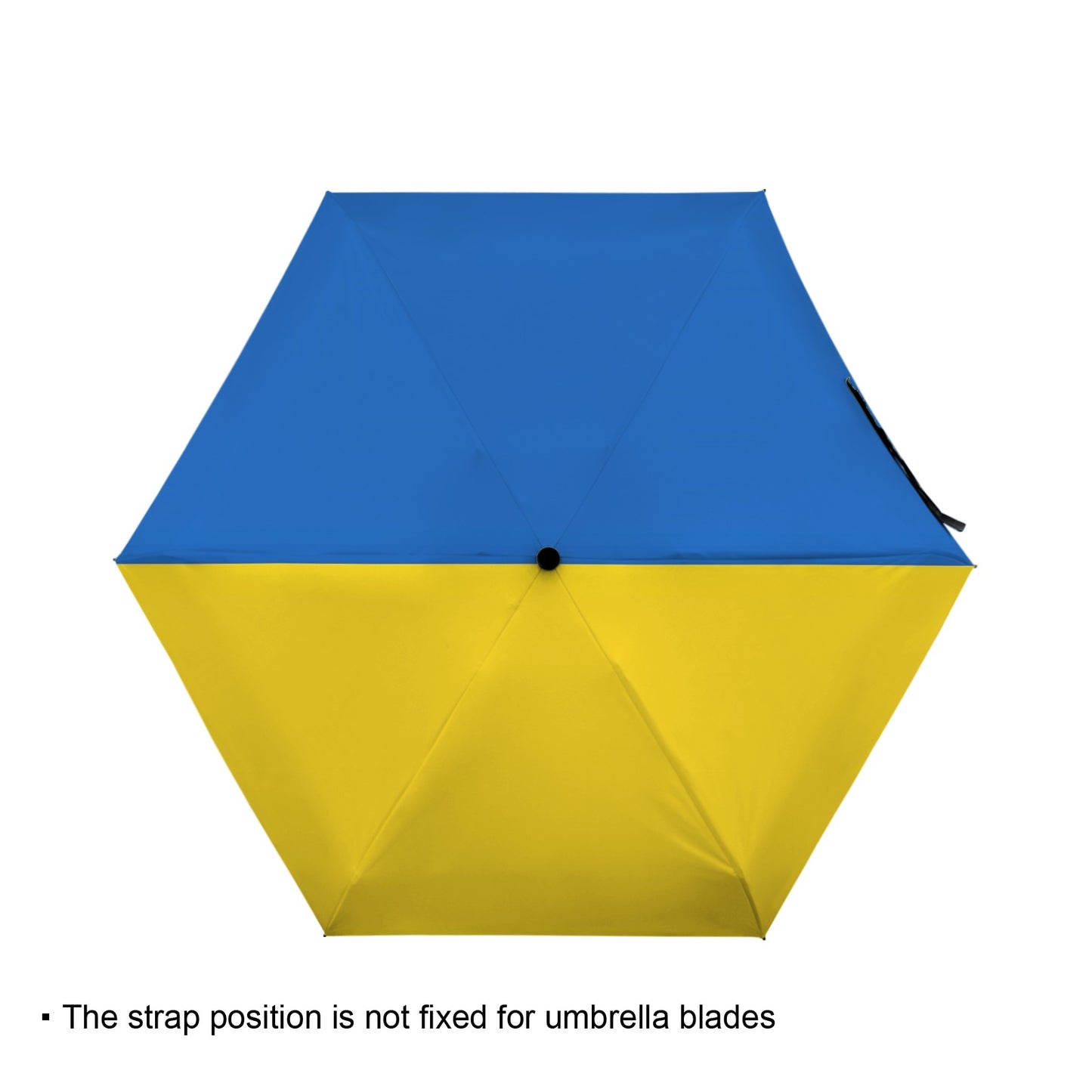 Ukraine Flag Inspired Mini Compact Umbrella