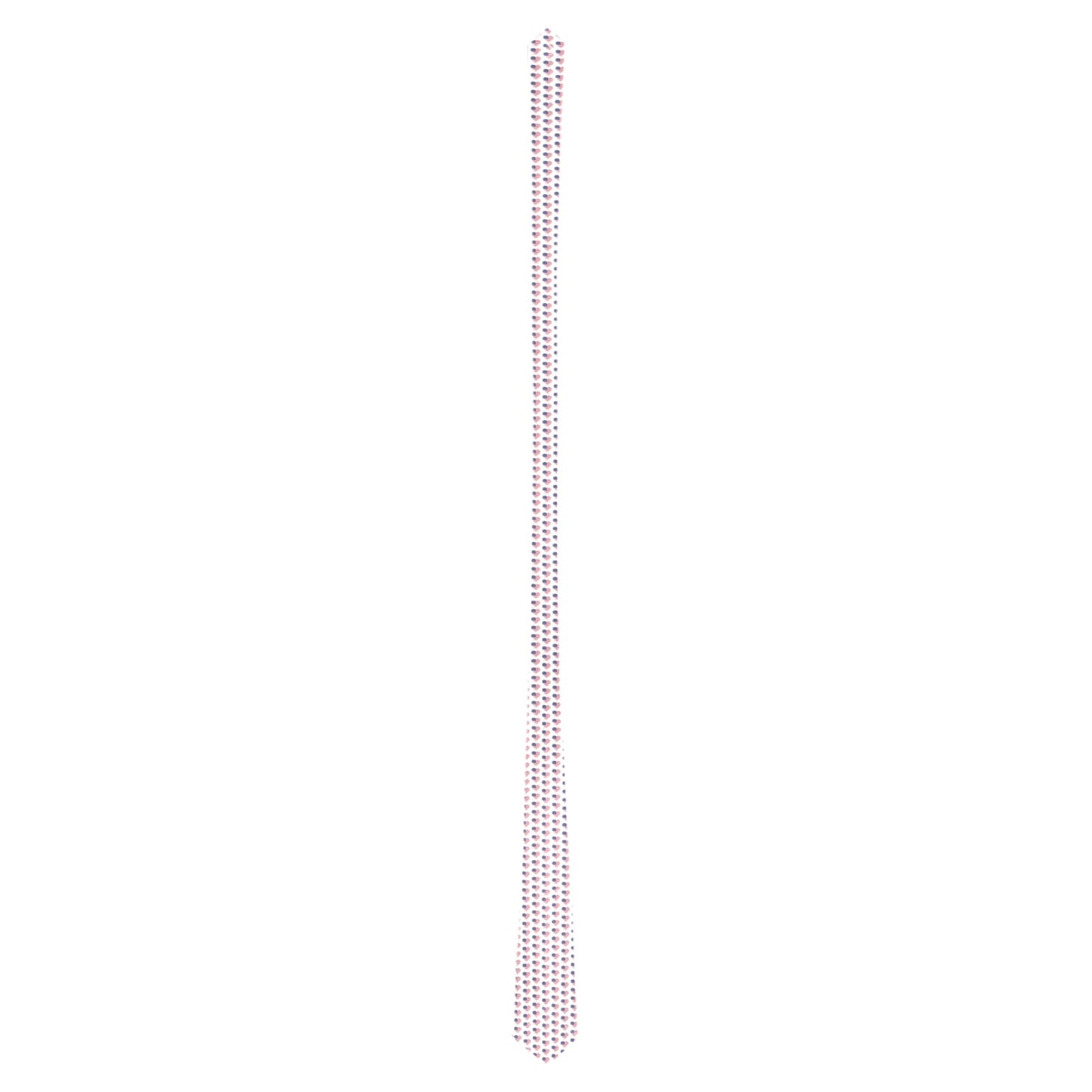 USA/American Flag Inspired Heart Pattern Classic Necktie (Two Sides)