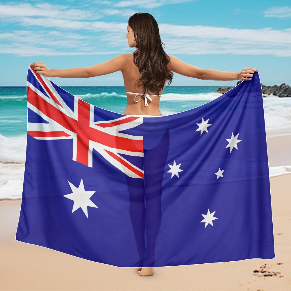 Australia Flag Inspired Bikini Cover-Up
