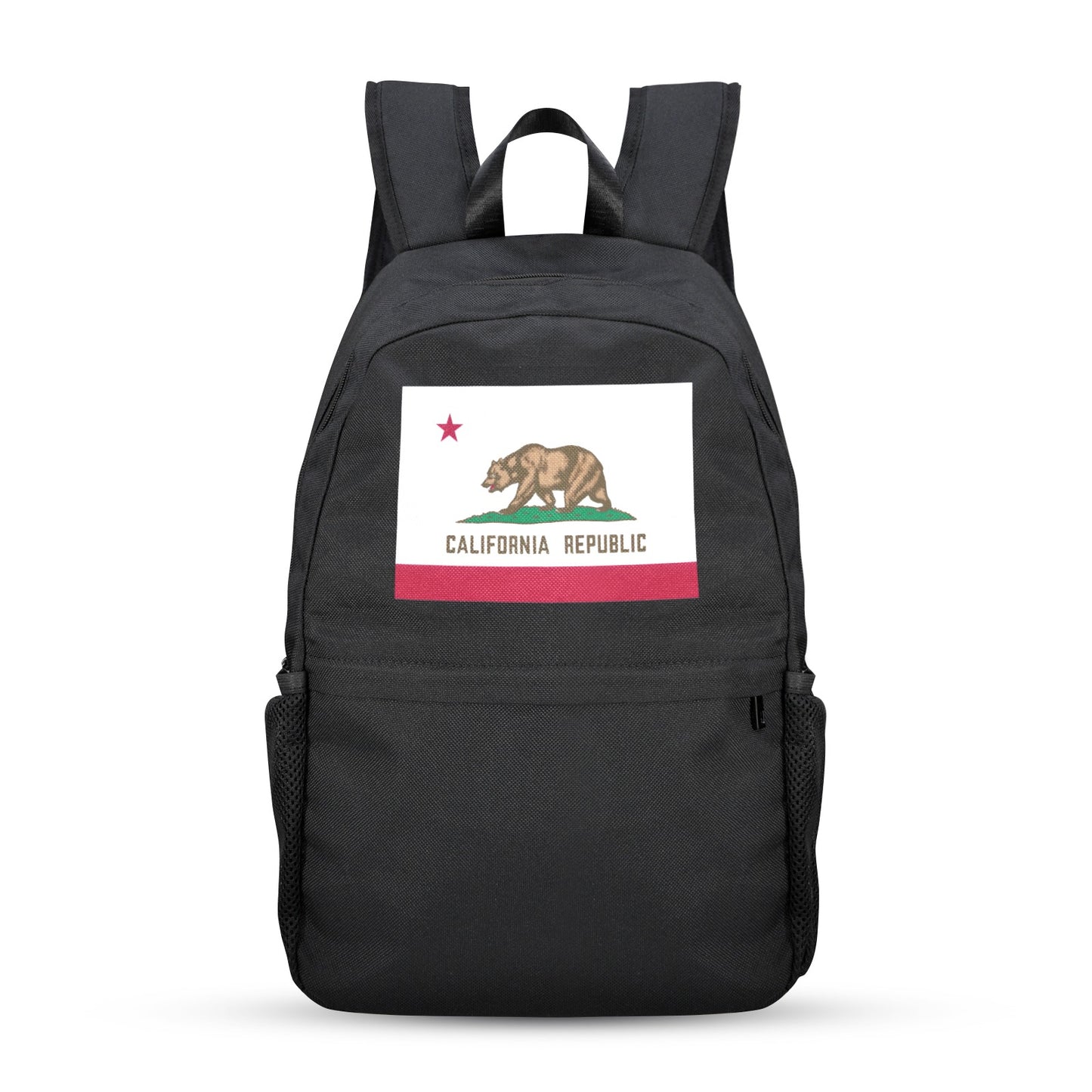 California Flag Inspired Casual Backpack Printed in the USA