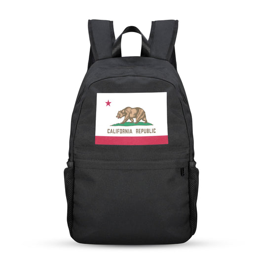 California Flag Inspired Casual Backpack Printed in the USA